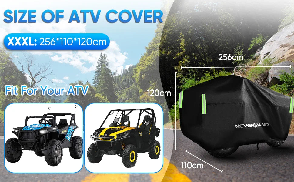 210D Universal Motorcycle Cover Waterproof UV Dust Rain Snow Proof