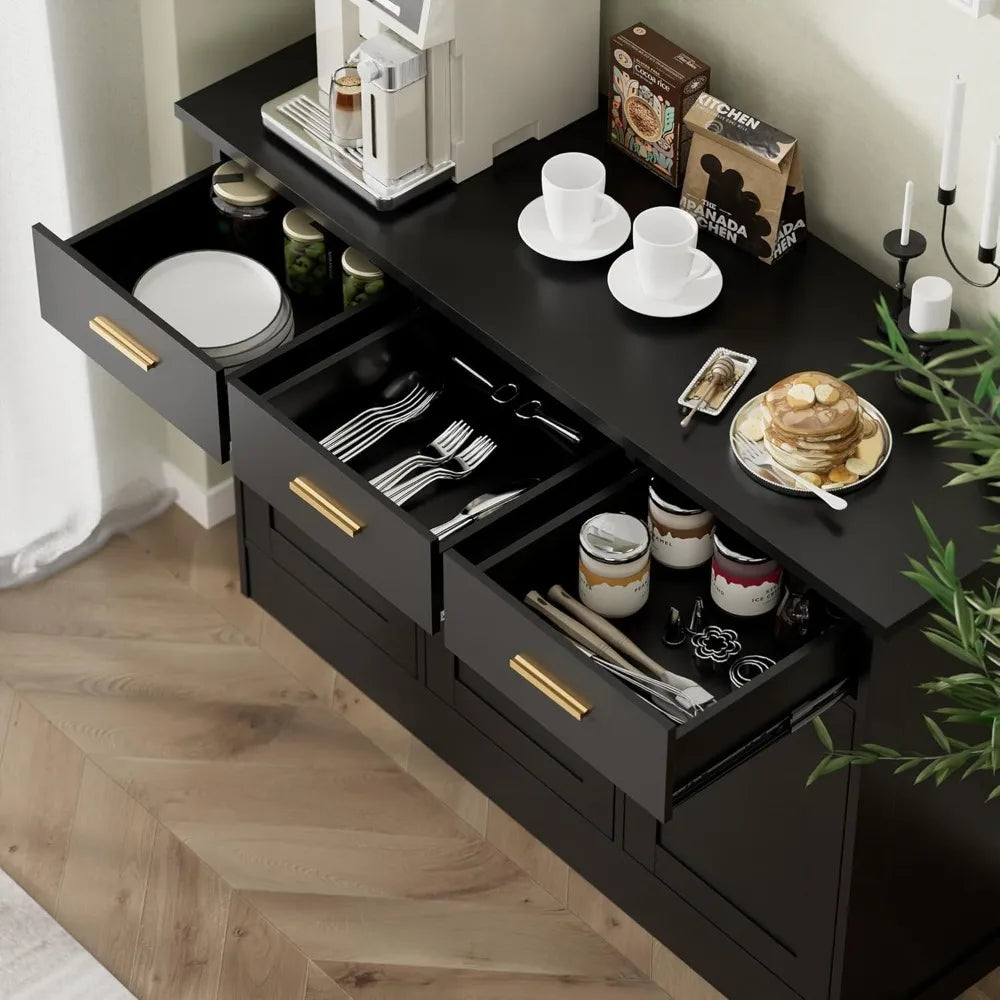 Buffet Cabinet Storage Sideboard Kitchen Accent Console Table