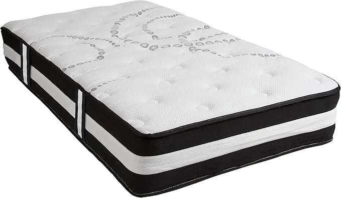 Ljustra Astor 12 Inch Hybrid Pocket Spring Twin Mattress in Box