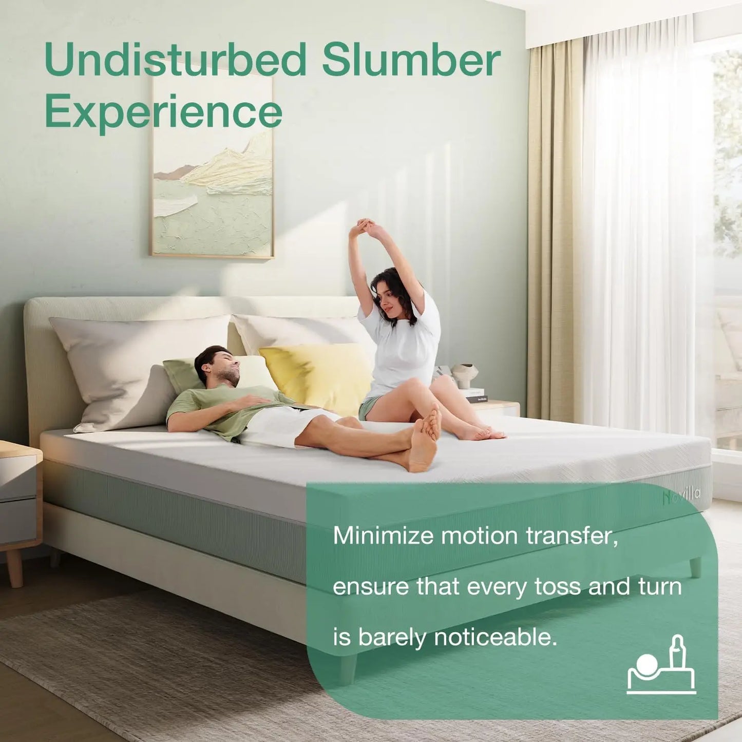 Ljustra Gel Memory Foam Mattress Medium Firm Pressure Relief 11 Inch