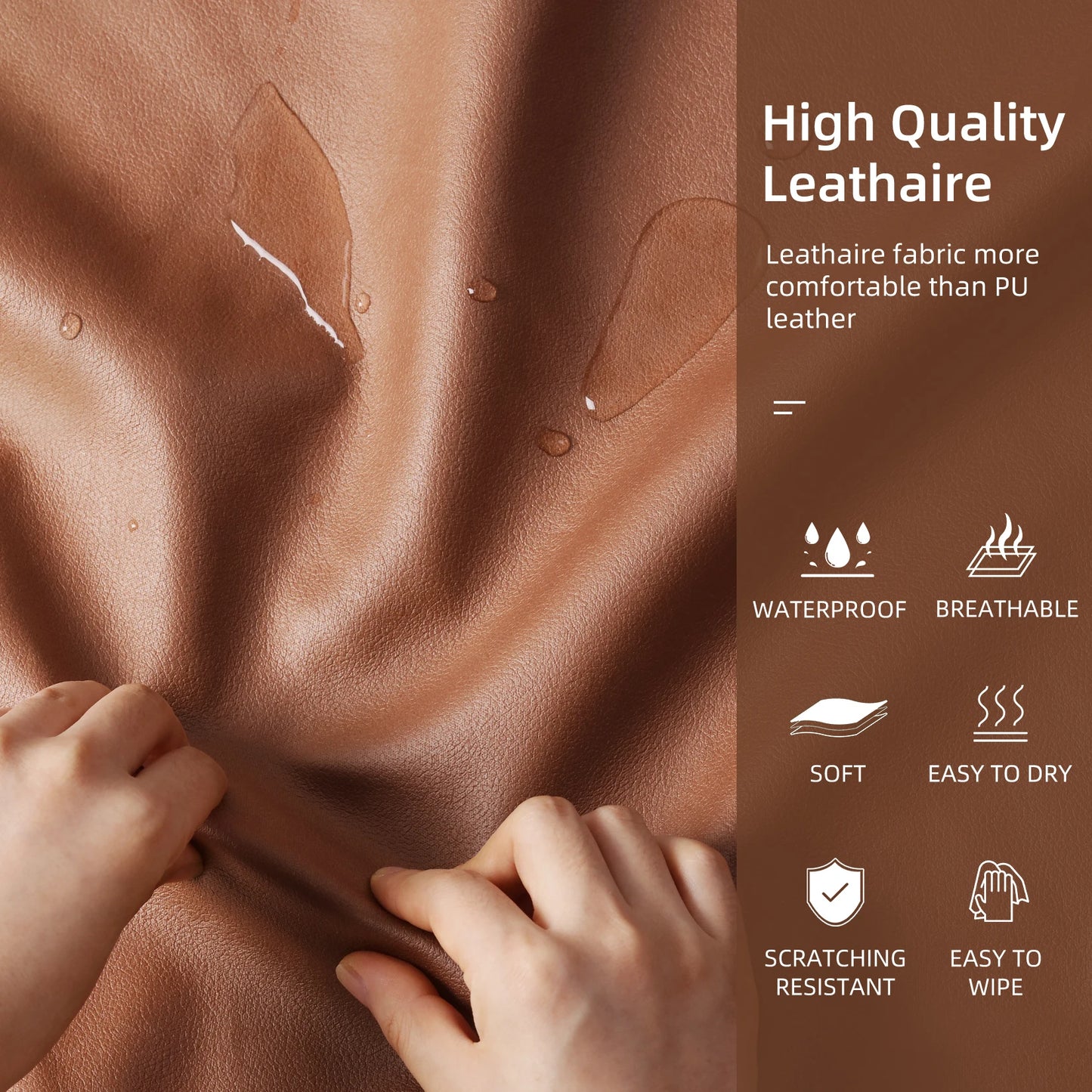 Large Elevated Dog Sofa Waterproof Pet Bed with Removable Cushion