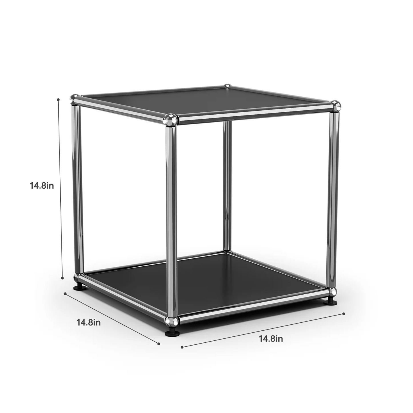 Modern TV Stand Storage Cabinet Metal Frame Living Room Office Furniture