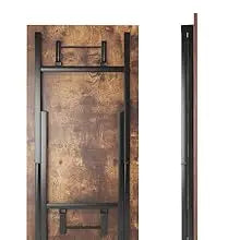 Ljustra 47 Inch Folding Computer Desk Office Desk BIFMA Certified Rustic Brown