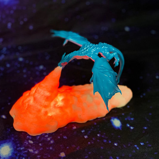 3D Printed LED Dragon Night Light Kids Bedroom Living Room Lamp