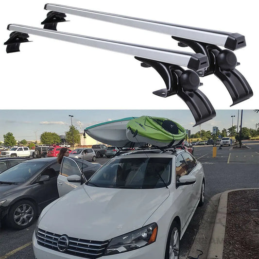 2Pcs Aluminum Roof Rack Cross Bars Carrier for Volkswagen Passat Jetta MK6