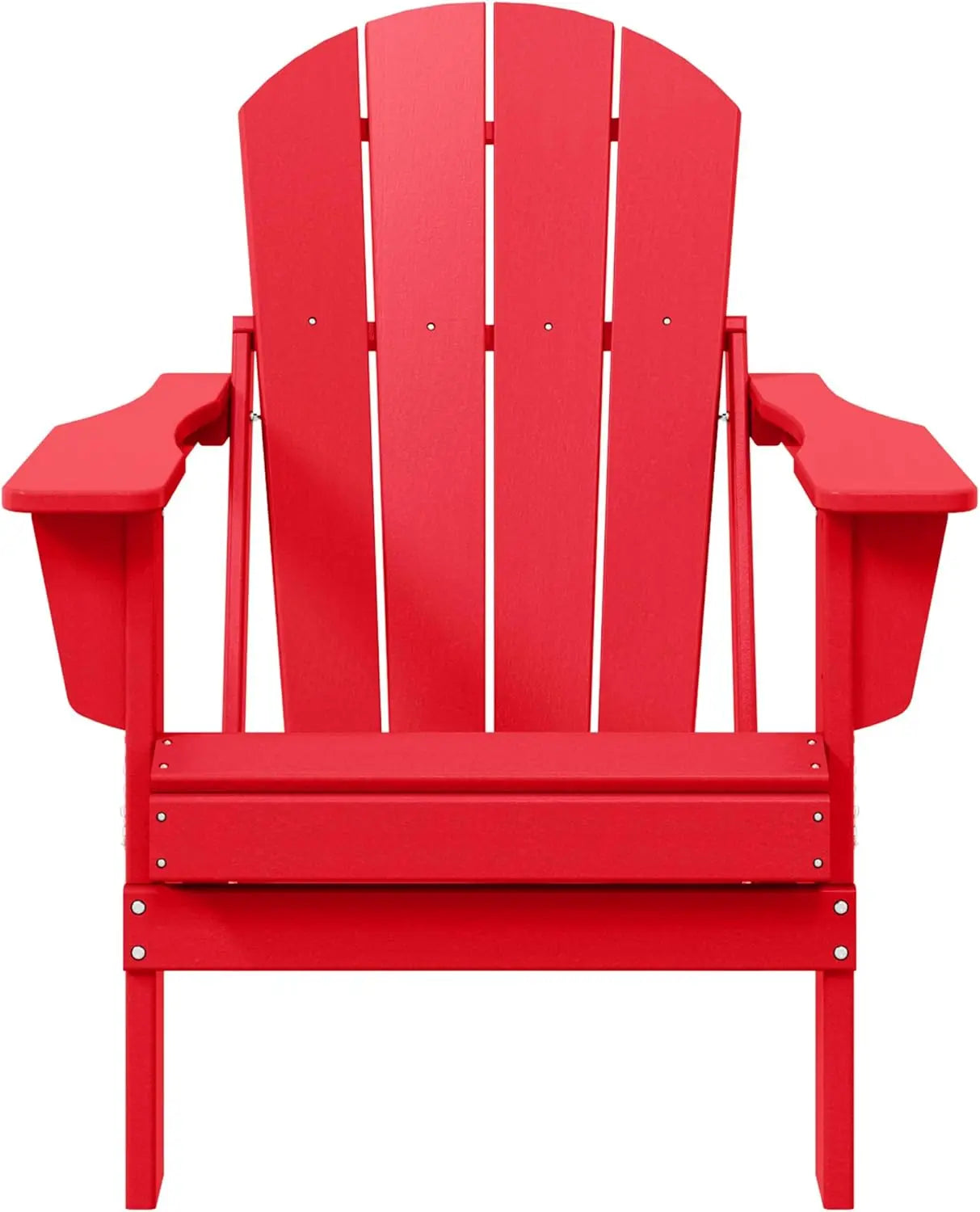 Malibu Outdoor Folding Adirondack Chair Set Durable Stylish Patio Seating