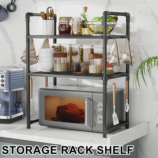 Microwave Shelf Kitchen Storage Rack Multi Layer Organizer Tidy