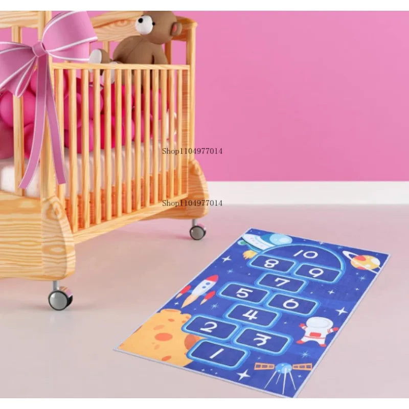 Ljustra Play Rug Soft Non-Slip Educational Mats for Kids Room Fun