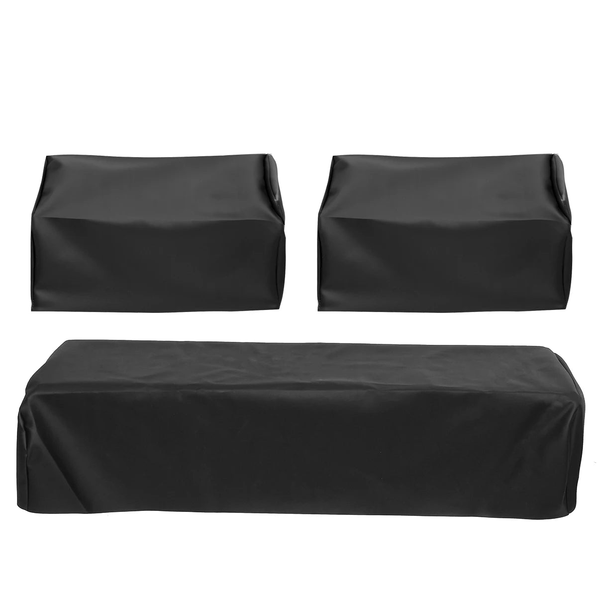 3PCS Golf Cart Seat Covers PU Leather Replacement for Pre-2000 DS