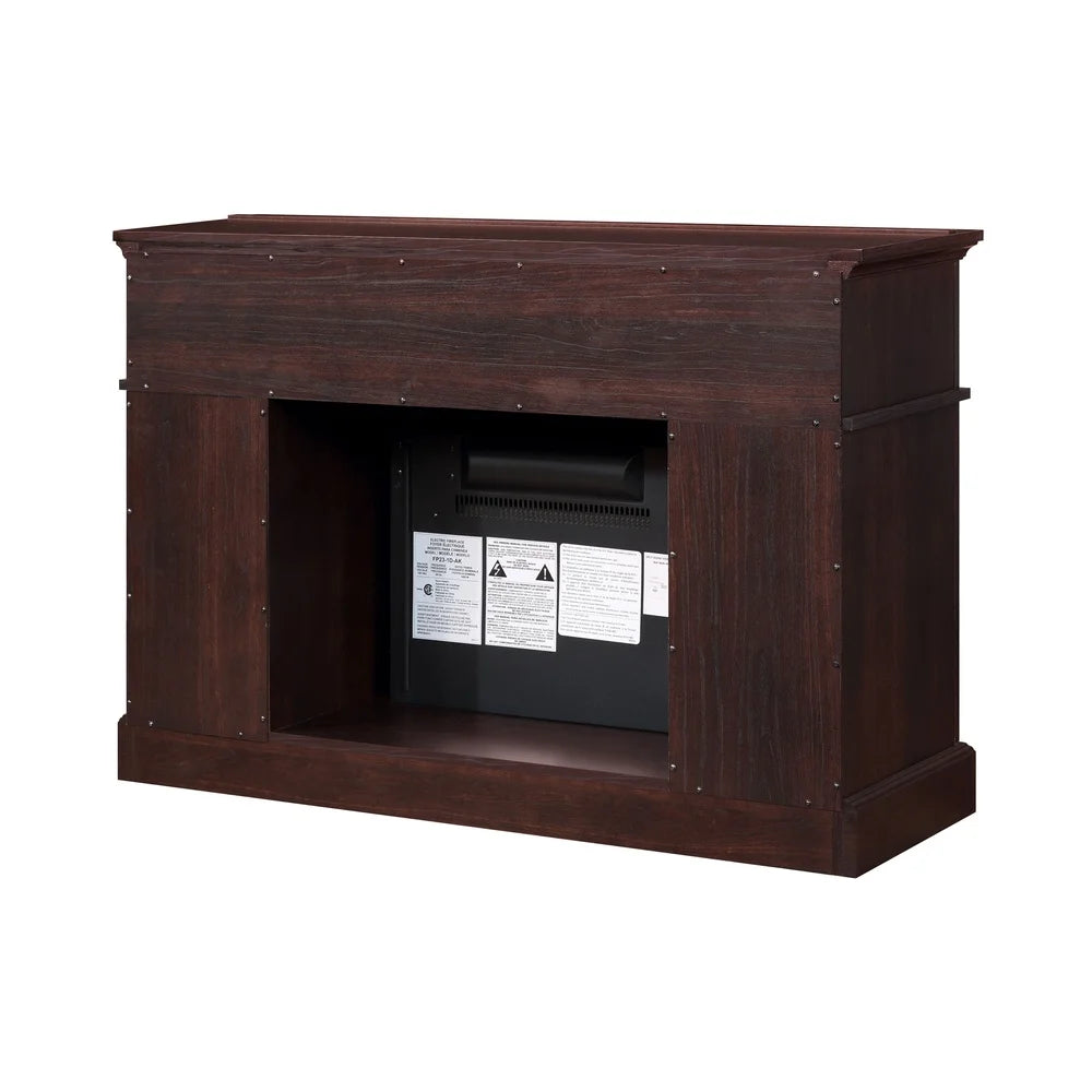 Ljustra Media Fireplace TV Stand for TVs up to 55 inch Adjustable Shelves