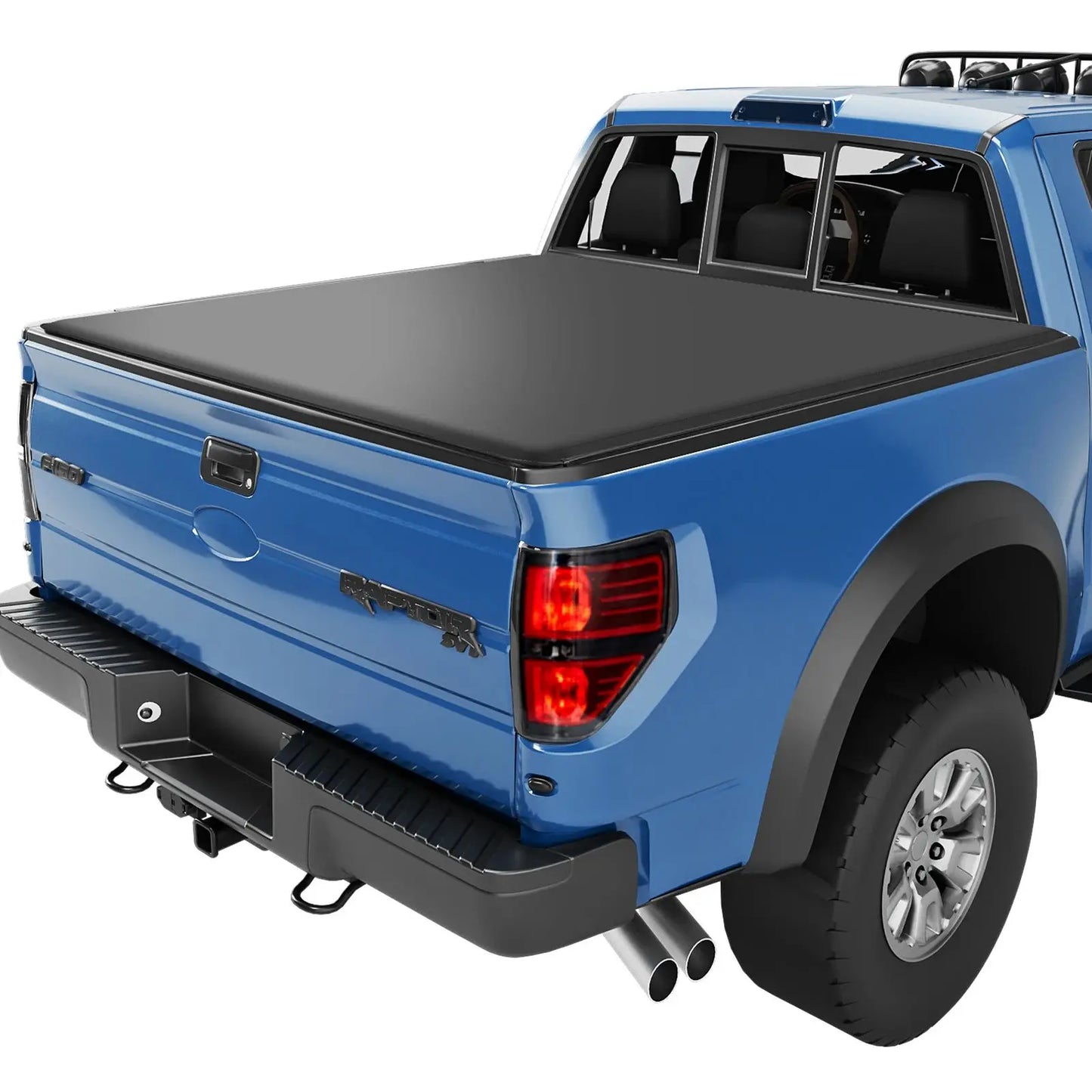 5.5ft Soft Roll-up Tonneau Cover for 2004-2023 Ford F-150 Truck Bed