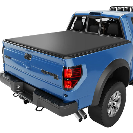 5.5ft Soft Roll-up Tonneau Cover for 2004-2023 Ford F-150 Truck Bed