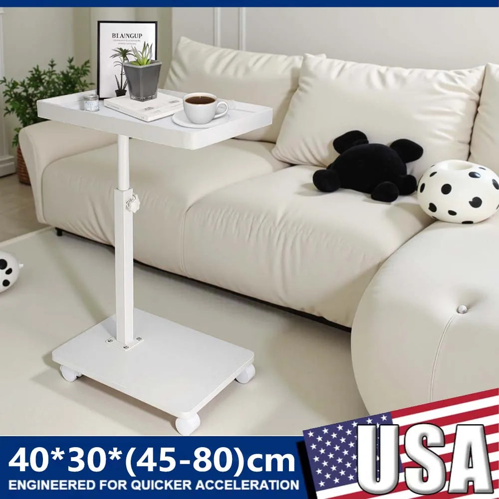 Ljustra C Shaped Side Table Mobile Coffee Table Modern Minimalist Design