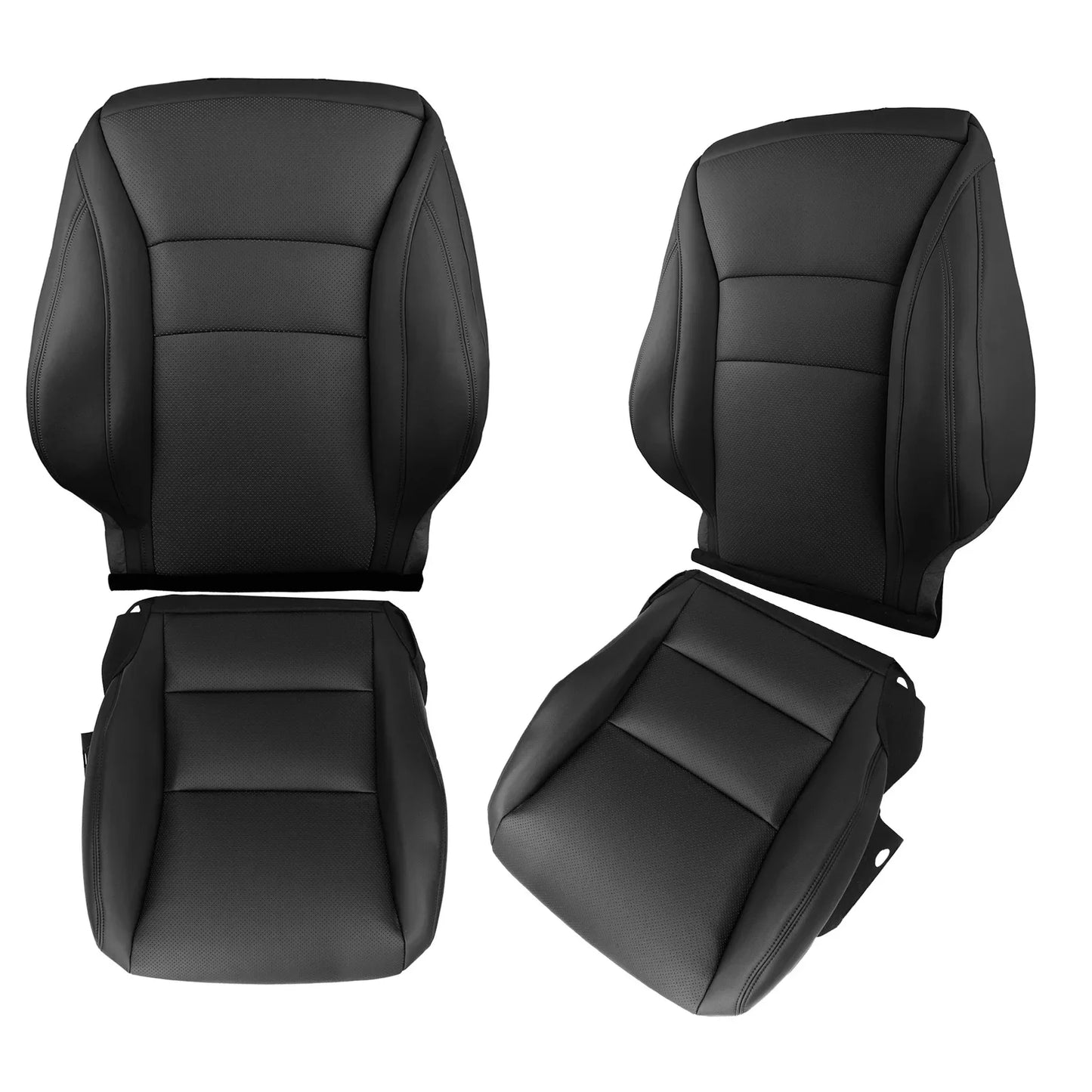 Honda Accord 2013-2017 Front Seat Covers Replacement Microfiber Leather
