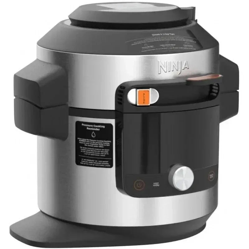 Ninja Foodi 14-in-1 XL 8 Quart Pressure Cooker Steam Fryer SmartLid Thermometer