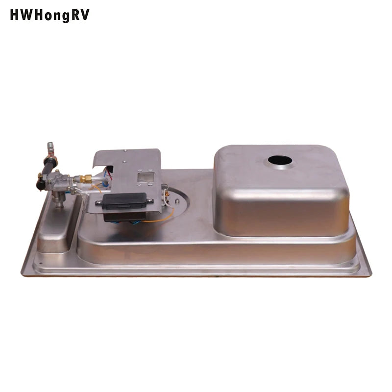 Ljustra Gas Stove Sink for Camper Van RV Boat Caravan Stainless Steel
