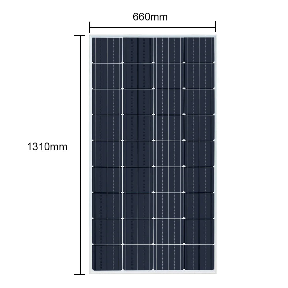 Ljustra Glass Rigid Solar Panel 18V 200W 400W Monocrystalline Waterproof