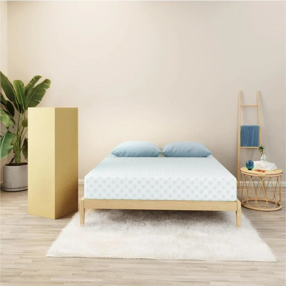 Ljustra 8 Inch Queen Size Mattress Cooling Gel Memory Foam Medium Firm Support