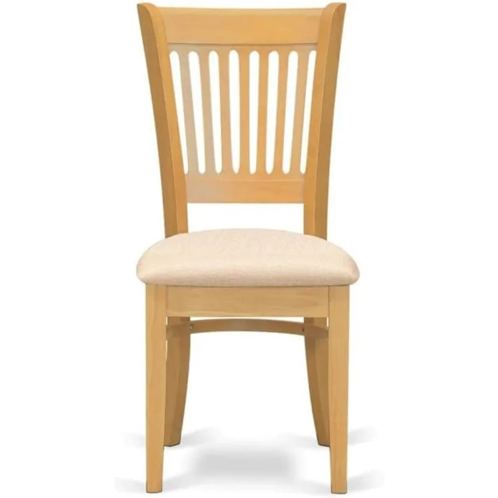 Ljustra 7 Piece Dining Table Set Rectangular Wooden Table 6 Chairs