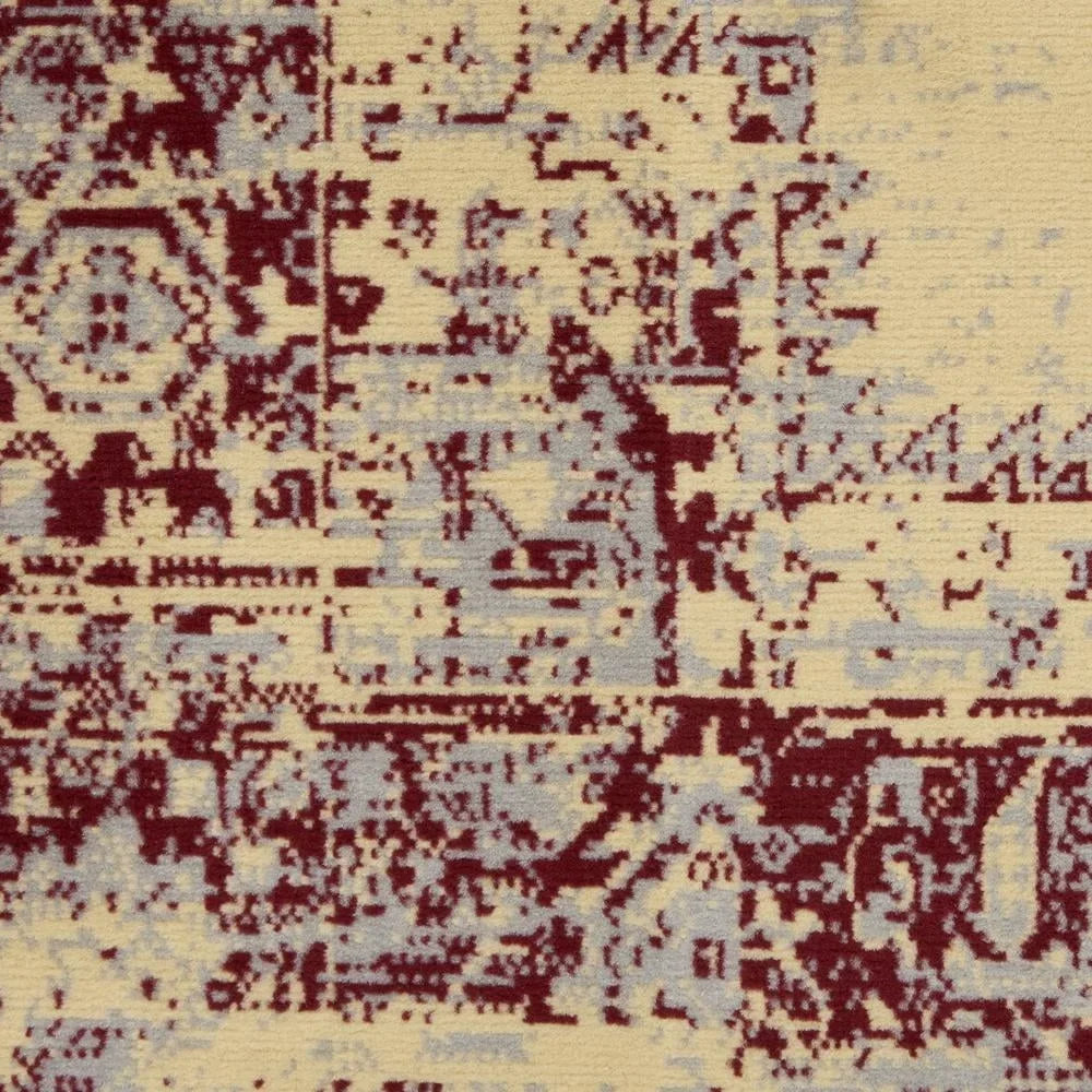 Grafix Medallion Area Rug Traditional Persian Style Indoor Low Pile