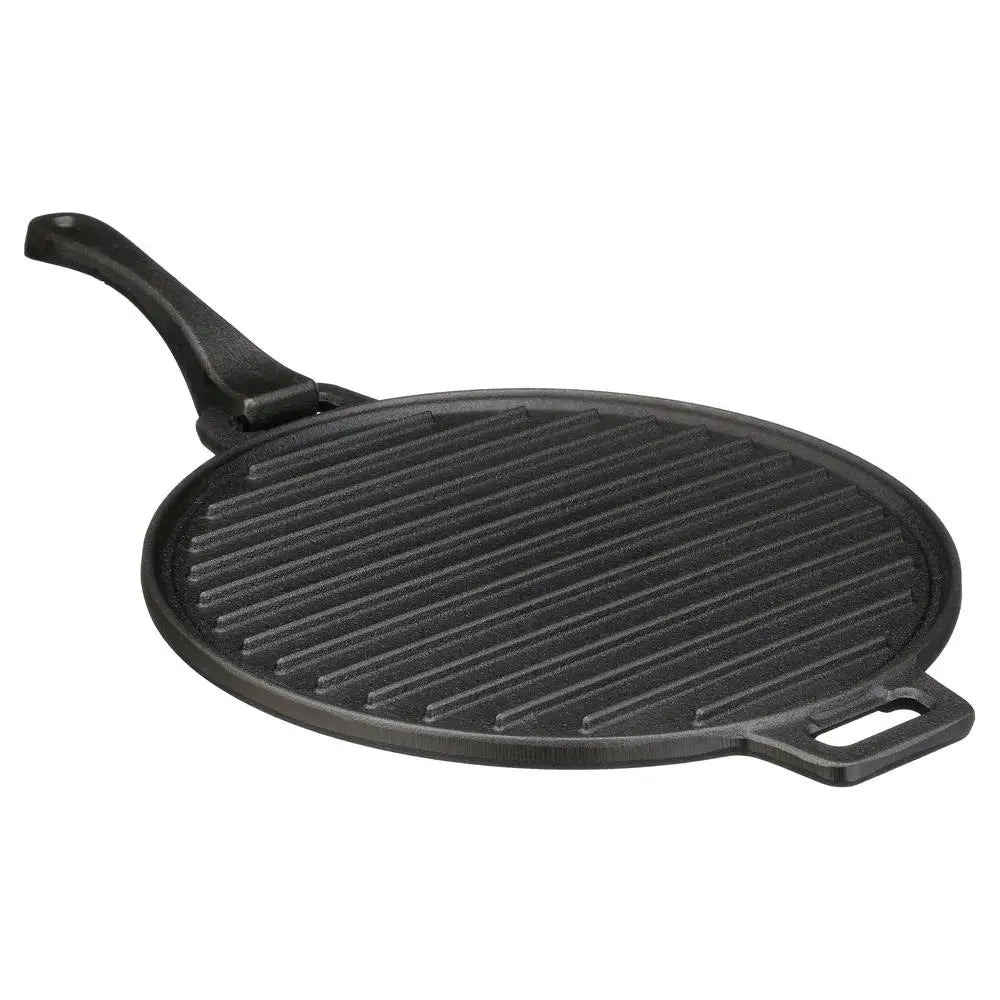 Ljustra Pre-Seasoned Cast Iron Skillet Set 4-Piece Griddle Cooking