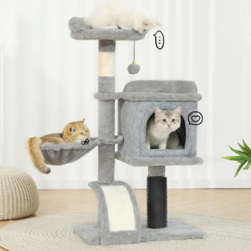 Ljustra Cat Climbing Frame Multi-Level Cat Tower with Scratching Post