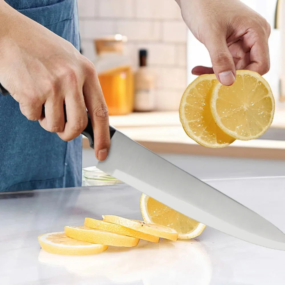 Ljustra 15pcs Chef Knife Set Stainless Steel Kitchen Knife Set with Scissors