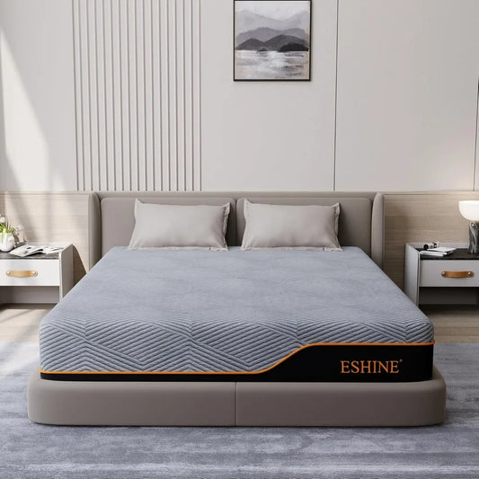 14 Inch King Gel Memory Foam Mattress Pressure Relief Back Pain Relief