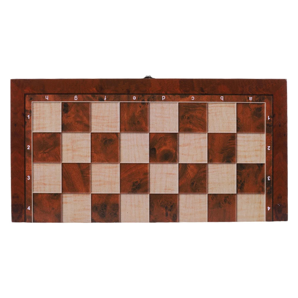 Ljustra 29x29cm Large Chessboard Wooden Set 3 in 1 Best Gifts for All