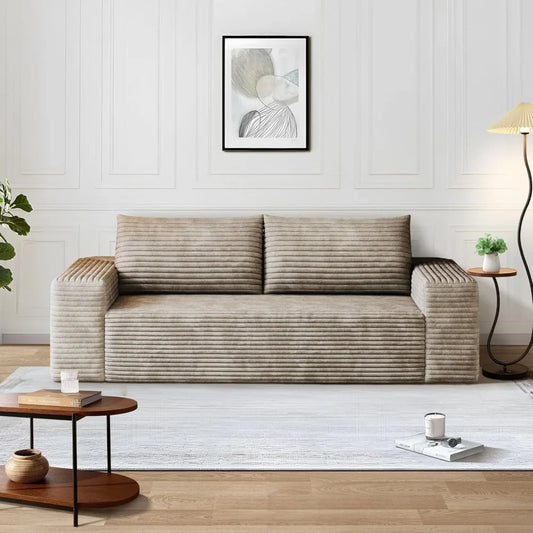 63 Inch Cloud Loveseat Sofa Couch Comfy Deep Seat No Assembly