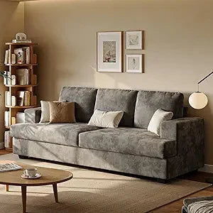 Ljustra 89 Inch 3 Seater Comfy Sectional Couch for Small Living Room