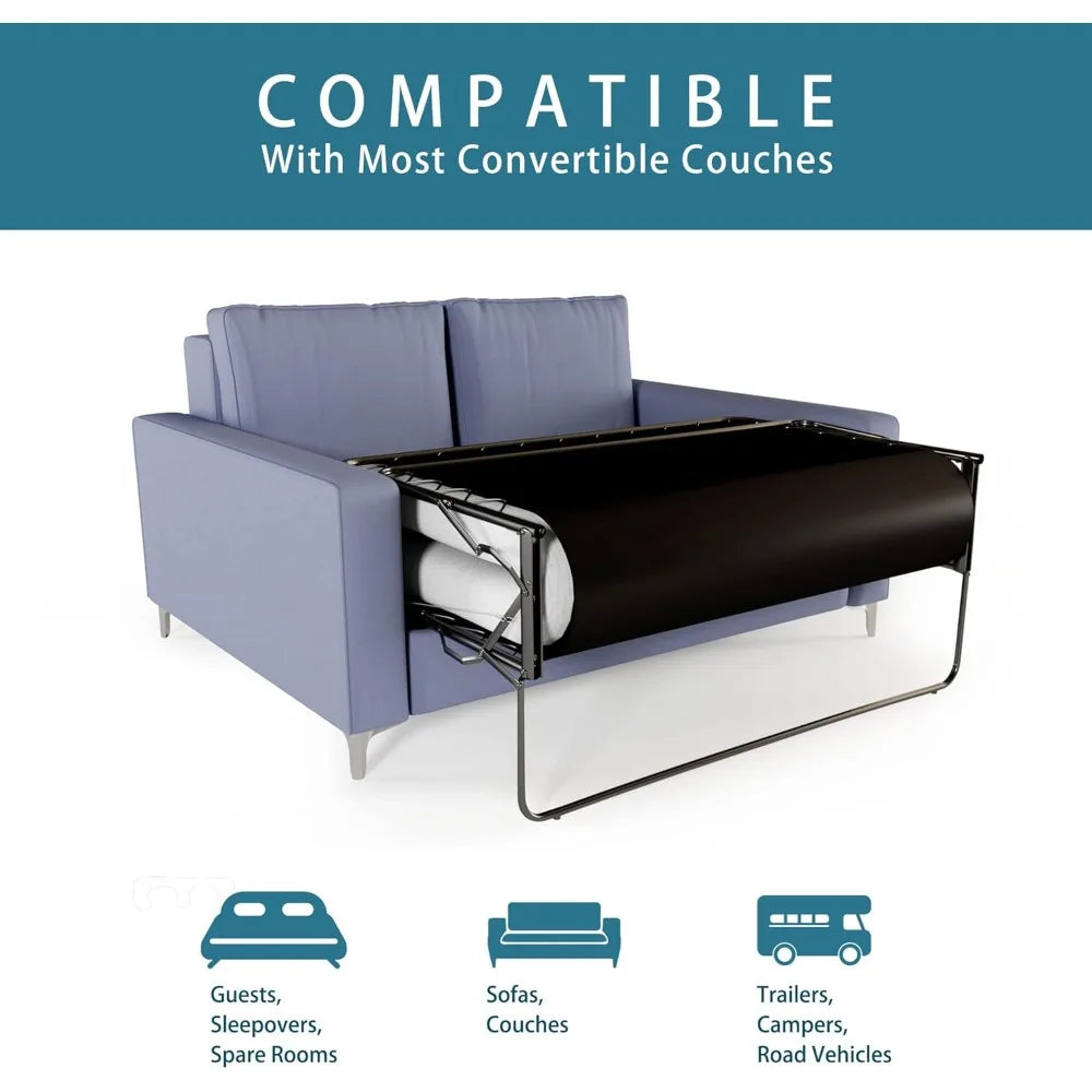 Ljustra 4.7 Inch Memory Foam Mattress Replacement Full Size Sofa Bed