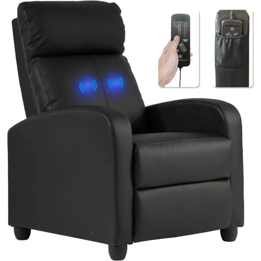 Modern Recliner Chair with Massage Function for Living Room Lounge