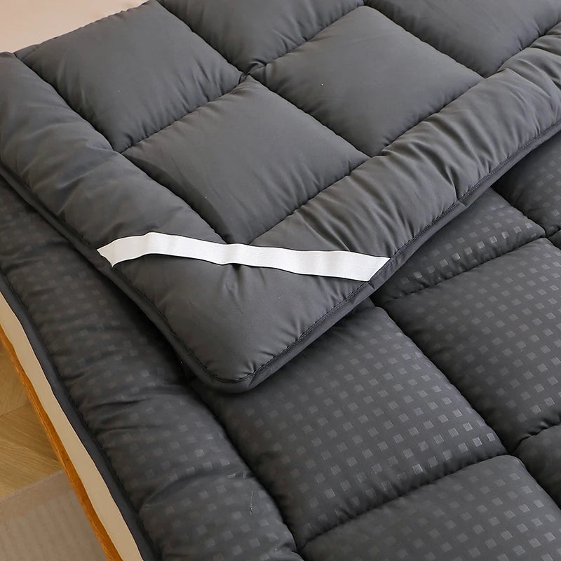 Ljustra Thin Quilted Mattress Pad Twin Full Queen King Dark Grey