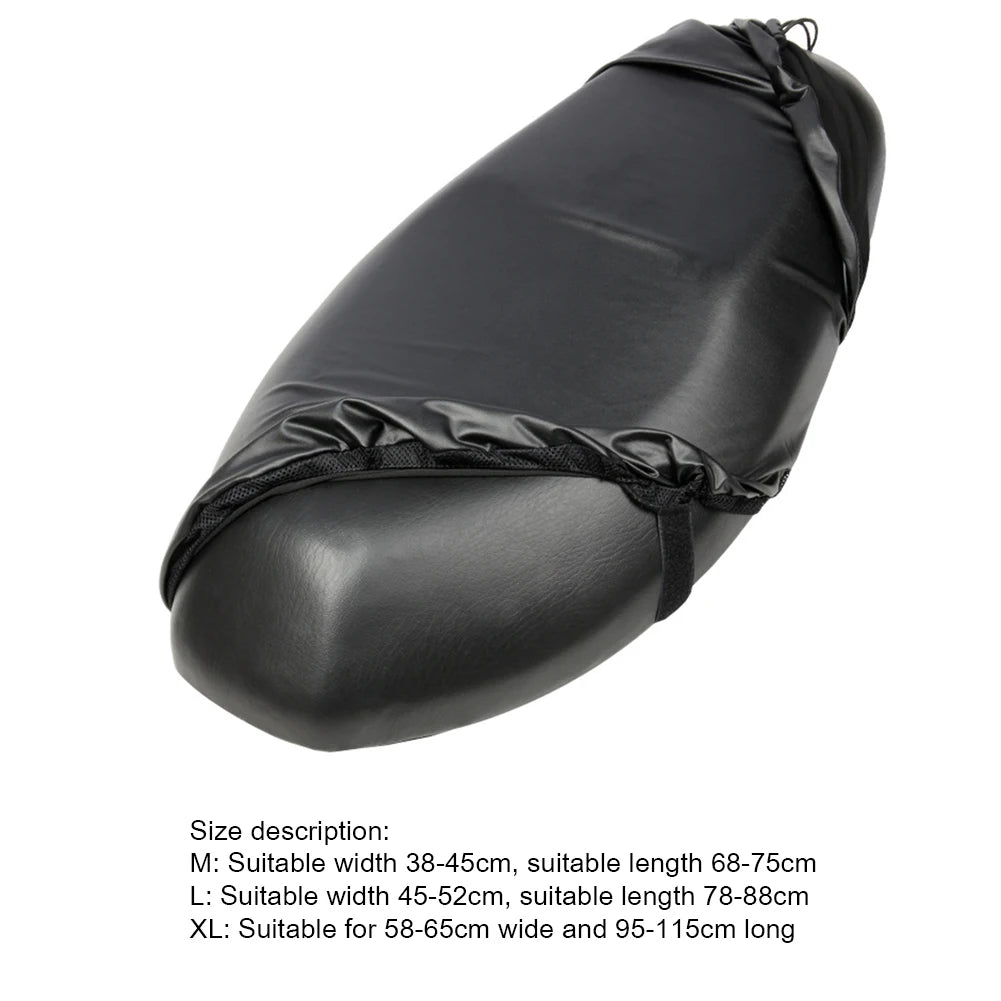 Motorcycle Seat Cover Dustproof Cycling Cushion Protector Drawstring
