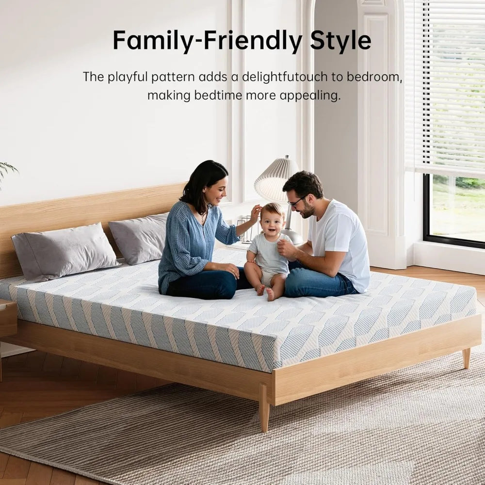 Ljustra 5 Inch Twin Mattress Cooling Memory Foam for Kids Bunk Bed