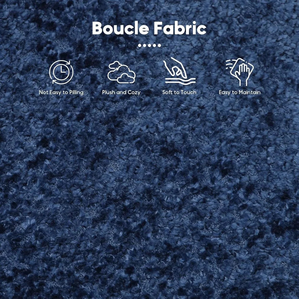 L Shape Modular Sofa Couch Deep Seat Cloud Couch No Assembly Required