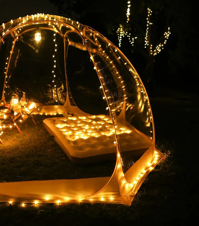 Outdoor Dome Starry Sky Tent 4-8 Person Quick Setup Camping Tent