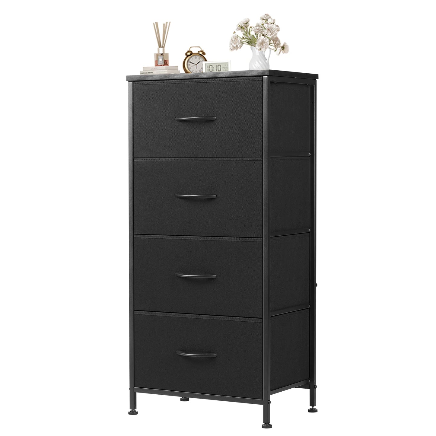 Ljustra Multifunctional Living Room Fabric Storage Cabinet Steel Frame