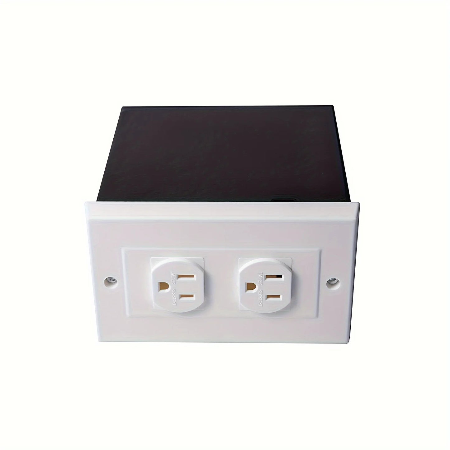 Imitation Double US Plug Wall Safe Hidden Stash Box Security Lock