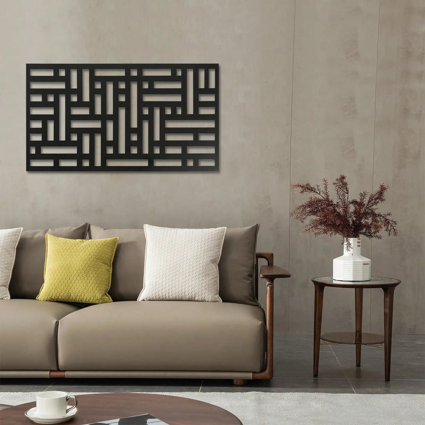 Decorative Metal Outdoor Privacy Screen Panels Freestanding Divider Fence