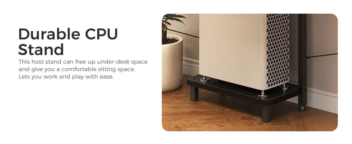 L Shaped Gaming Desk with 4 Drawers and USB Charging Power Outlets