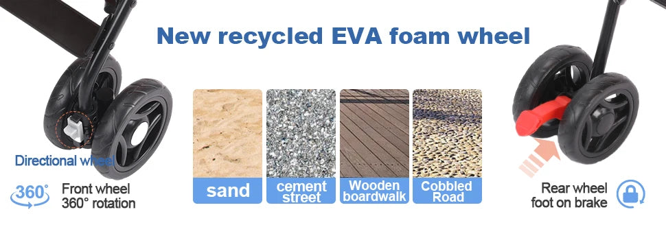 Multifunctional Folding Cart Pet Stroller Lightweight Market Trolley