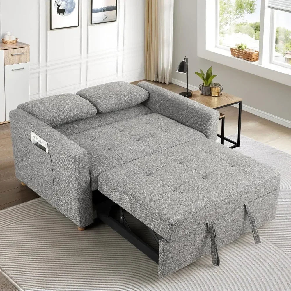 Ljustra Convertible Sofa Bed 3-in-1 Sleeper Loveseat Futon Couch