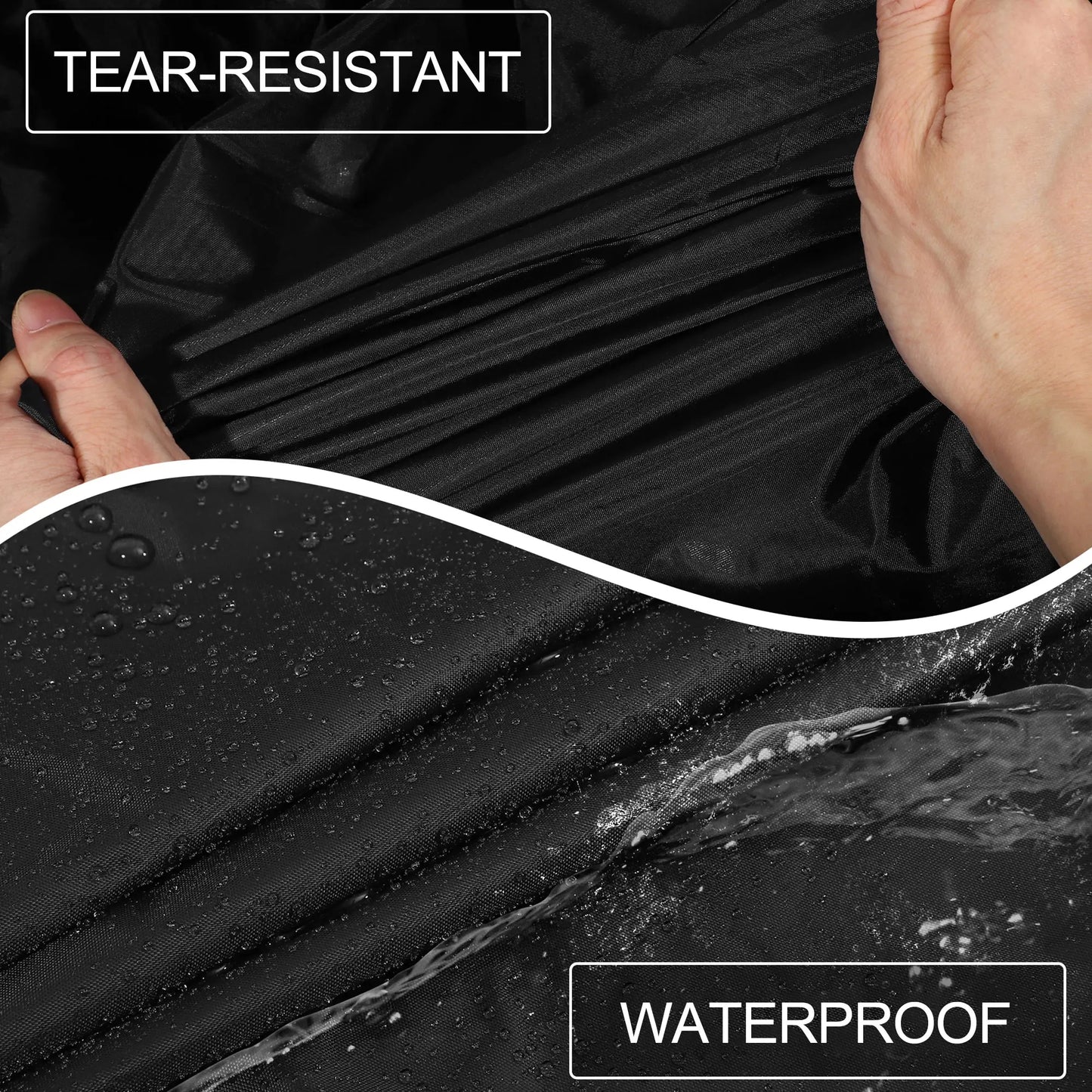 Uxcell Car Cover for Ford Mustang Mach-E with Left Side Zipper 210D PU