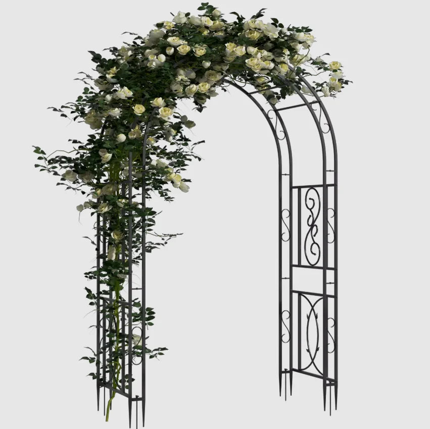 Metal Garden Plant Trellis Wedding Arch Frame for Climbing Plants