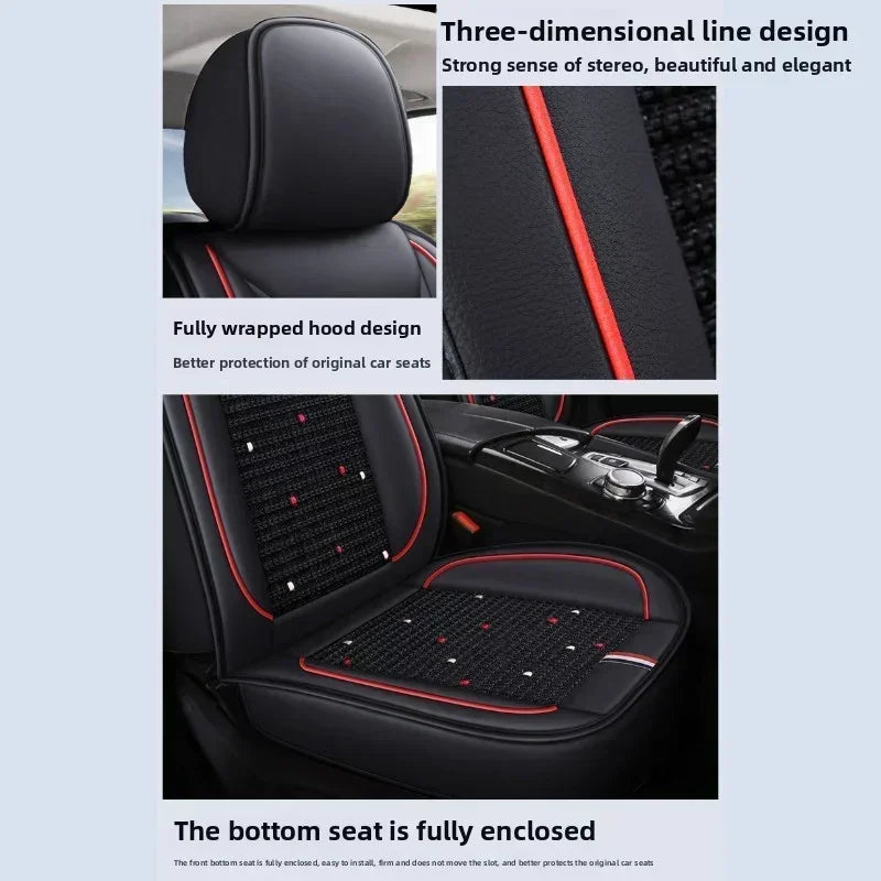 Kia K5 2025 Waterproof Wear-Resistant Leather Car Seat Covers 4 Seasons