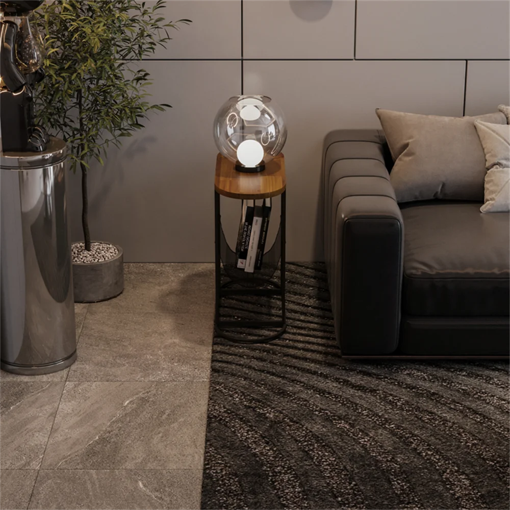 Narrow Side Table Set Slim End Tables for Small Spaces Living Room Bedroom