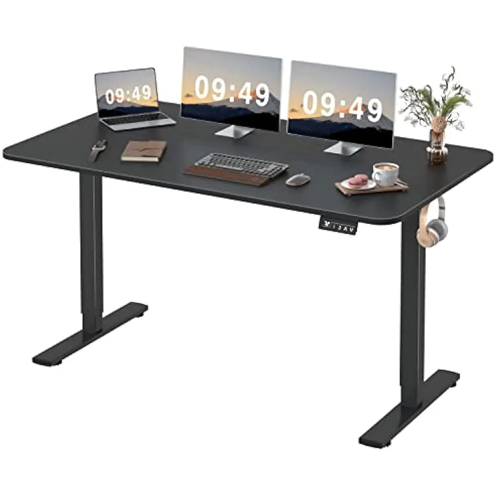 Electric Height Adjustable Desk 55x24 Inches Sit Stand Memory Preset