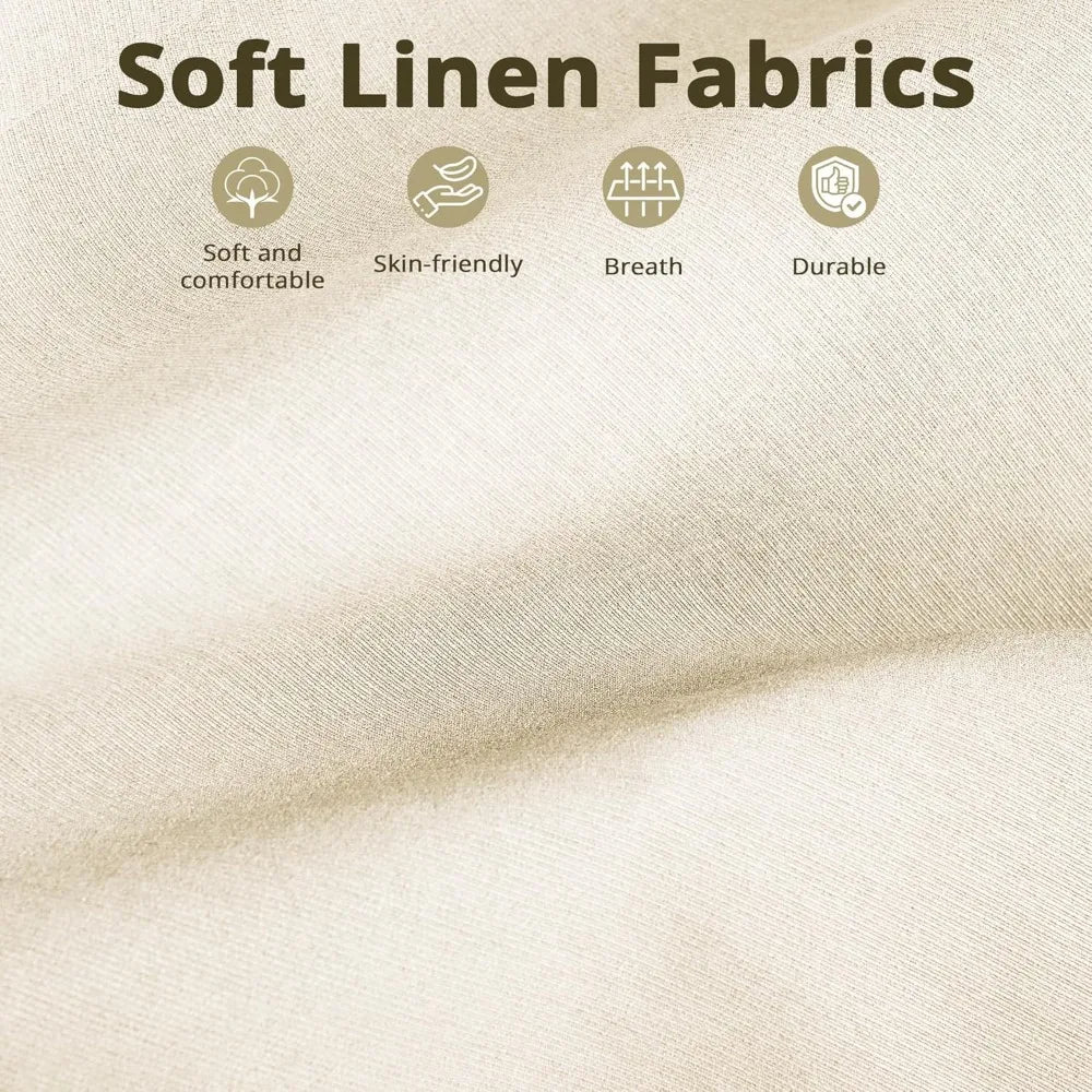 Ljustra Comfy Oversized Loveseat Sofa with Pillow Top Arms Storage Pockets